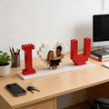 Custom "I ❤️ U" Brick Photo Mosaic